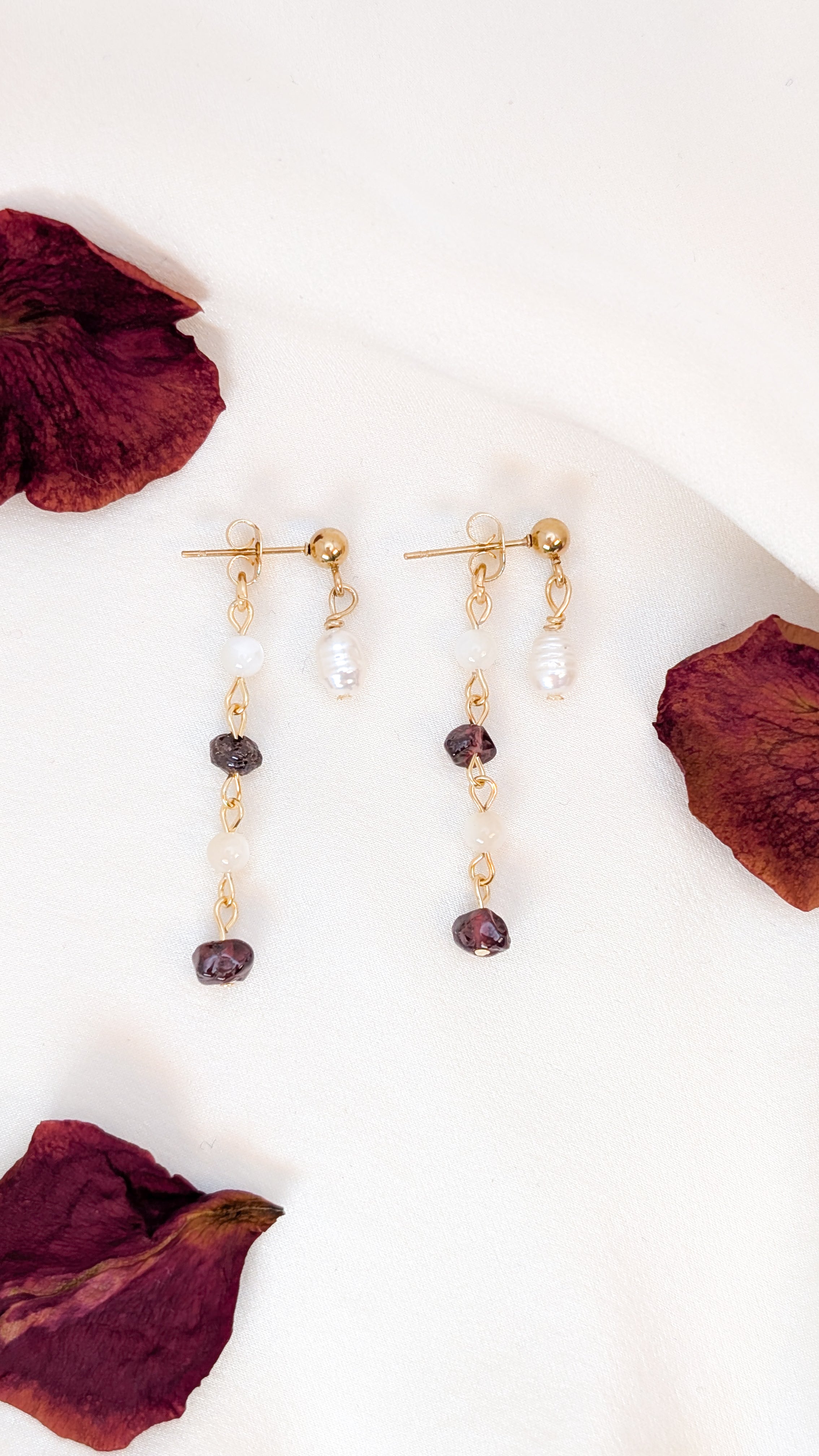 Boucles d'oreilles Perles d'Amour