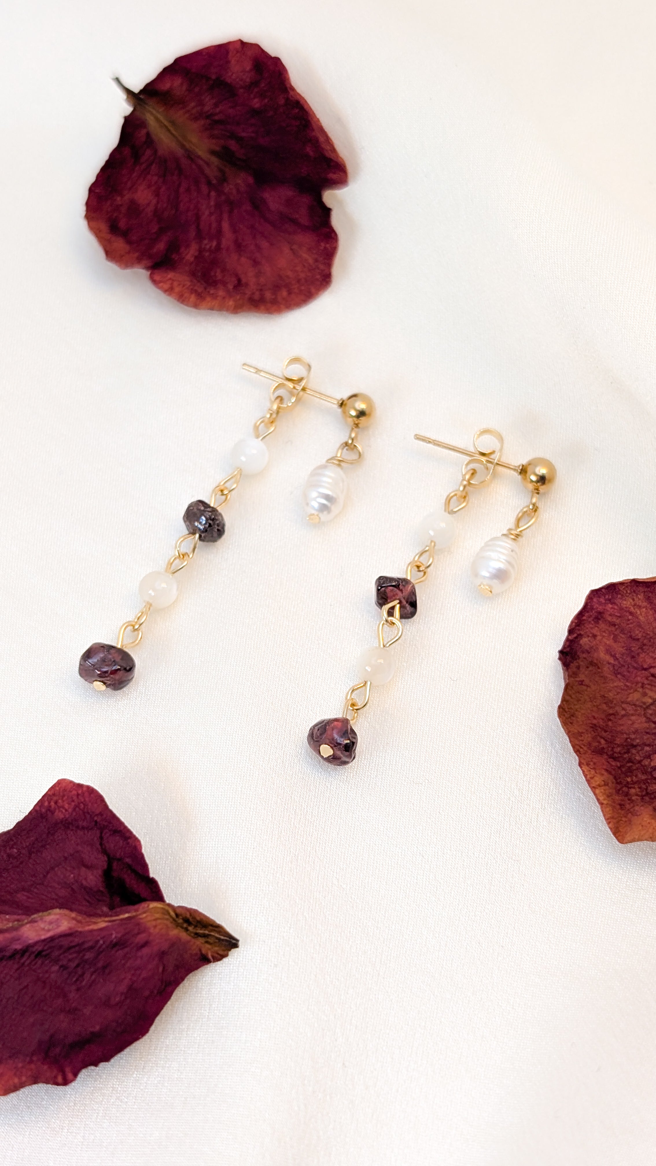 Boucles d'oreilles Perles d'Amour