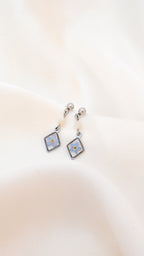 Boucles d'oreilles Myosotis - Argent