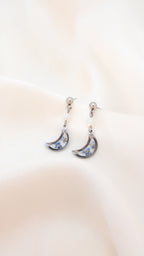 Boucles d'oreilles Myosotis - Argent