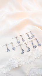 Boucles d'oreilles Myosotis - Argent