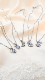 Collier Myosotis - Argent