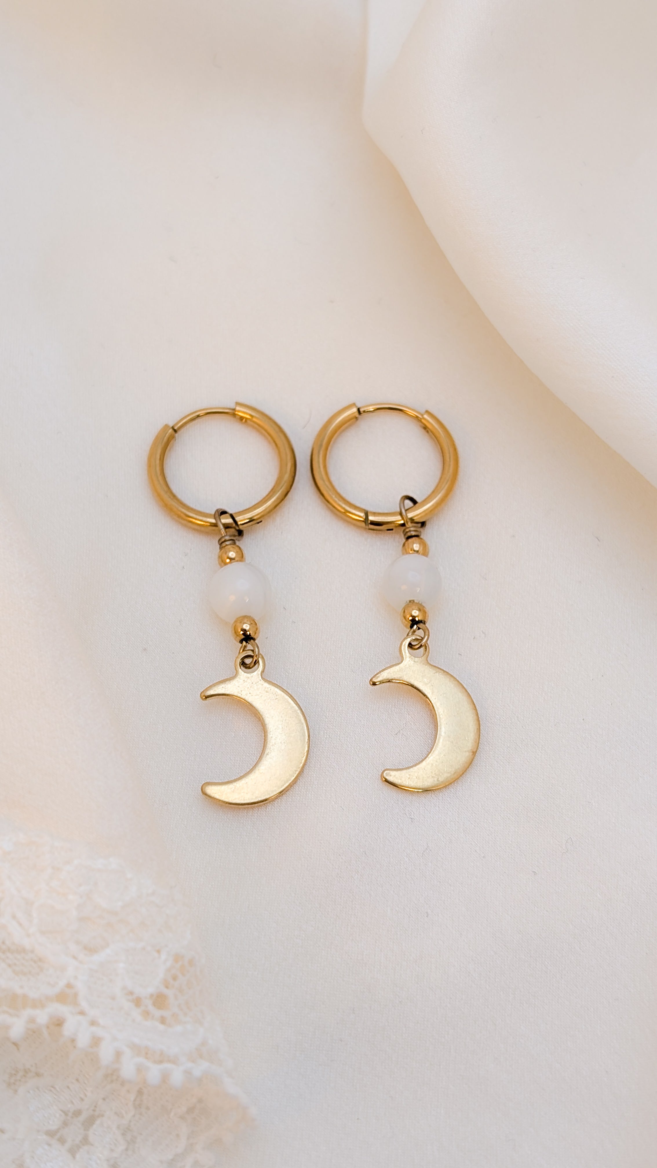 Boucles d'oreilles Lunaire