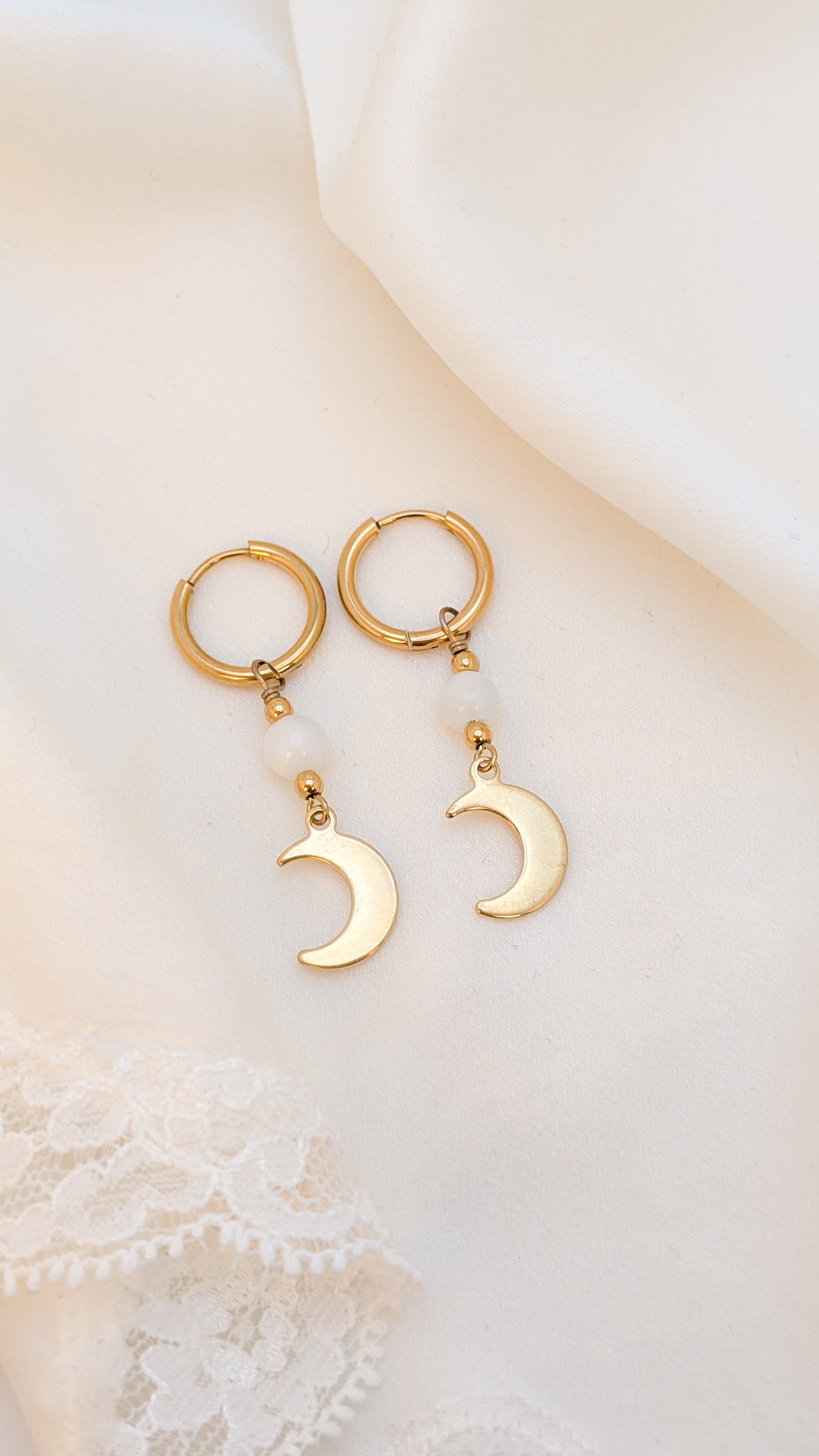 Boucles d'oreilles Lunaire