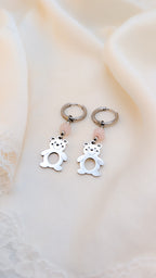 Teddy Bear in Love Earrings