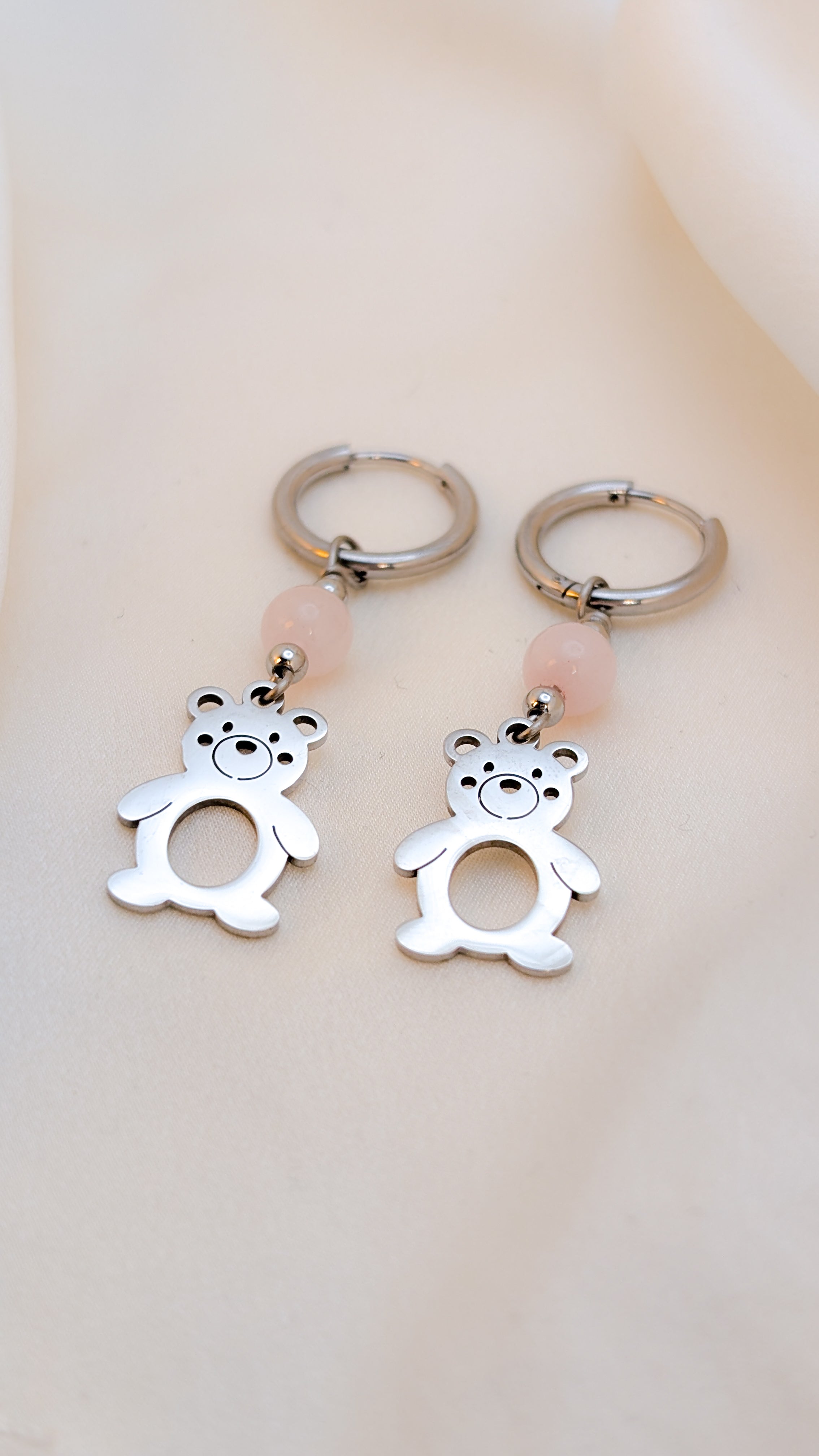Teddy Bear in Love Earrings