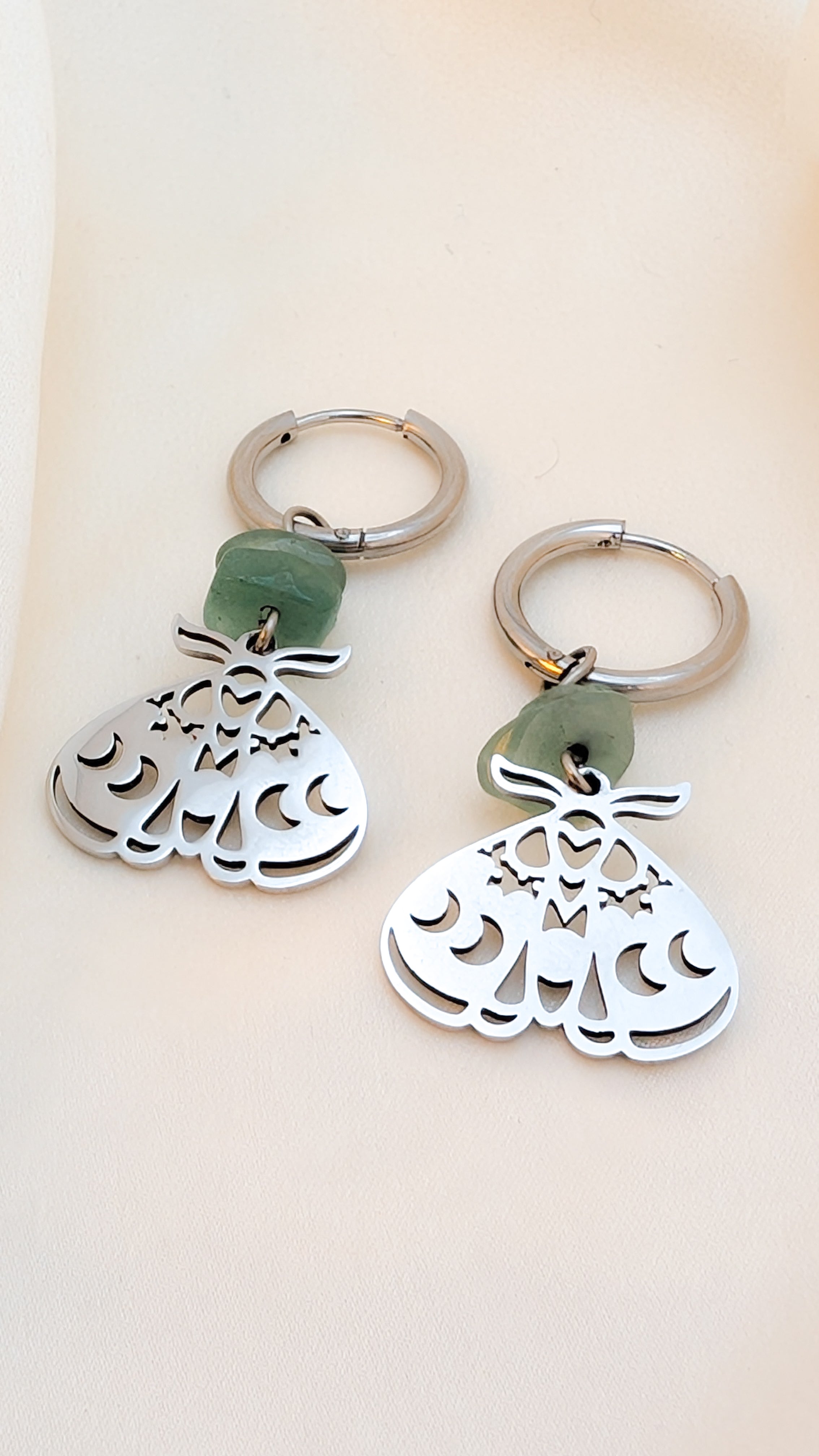 Boucles d'oreilles Papillon de Nuit