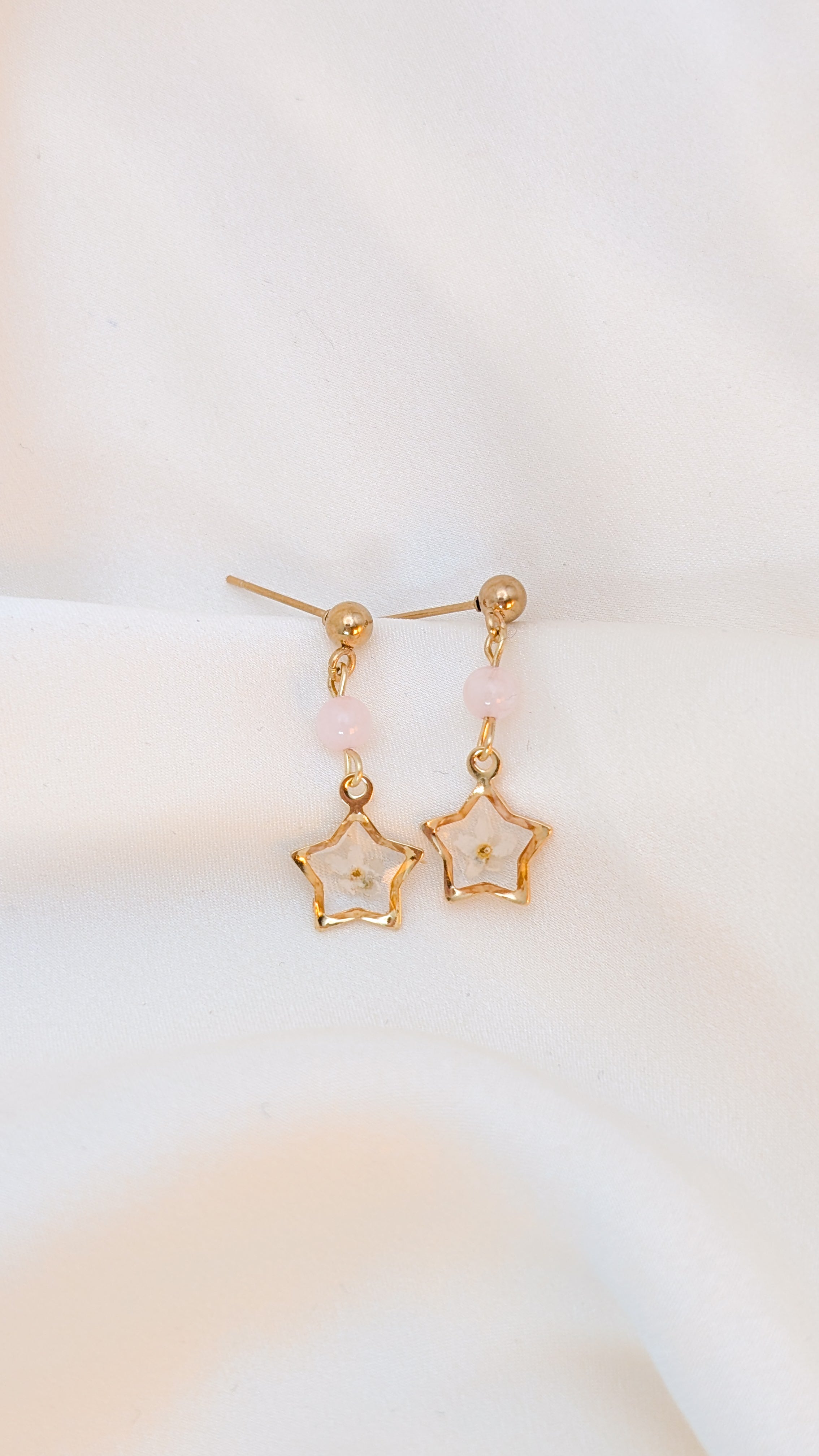 Boucles d'oreilles Myosotis - Or