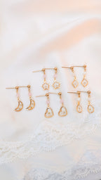 Boucles d'oreilles Myosotis - Or