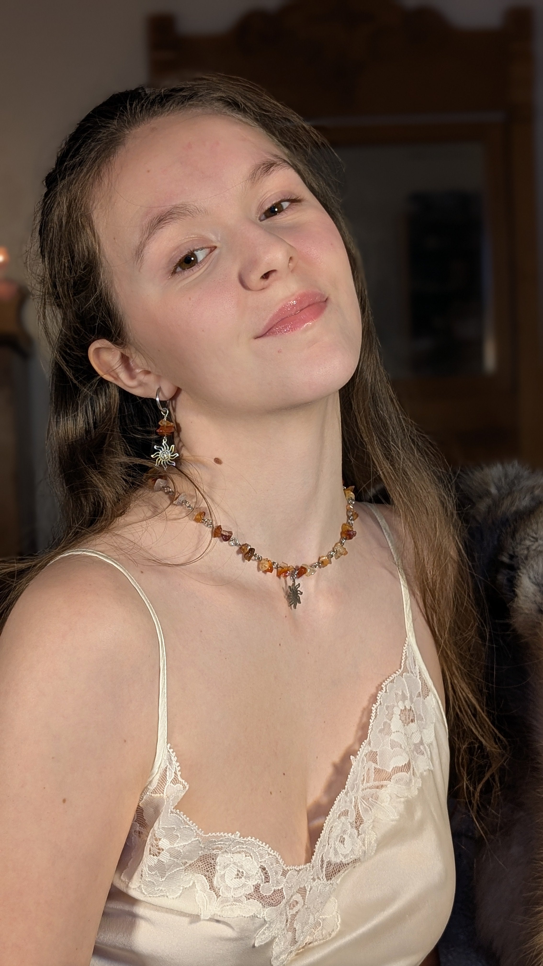 Collier le Soleil dans la Noirceur