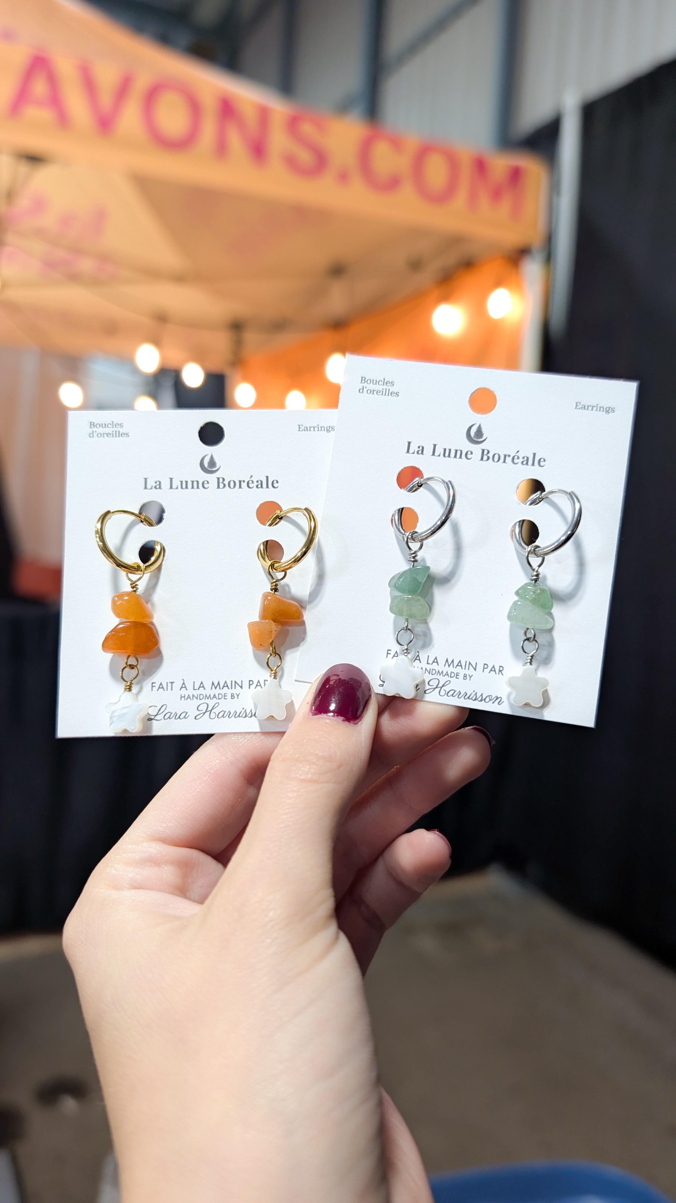 Boucles d'oreilles Fleurs d'Automne