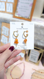 Boucles d'oreilles Fleurs d'Automne