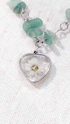Collier Coeur Immortelle