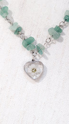 Collier Coeur Immortelle